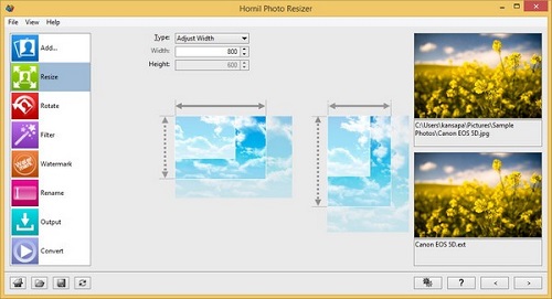 Hornil Photo Resizer